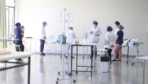 Estudiantes de la Salud regresan a la presencialidad en la sede Temuco